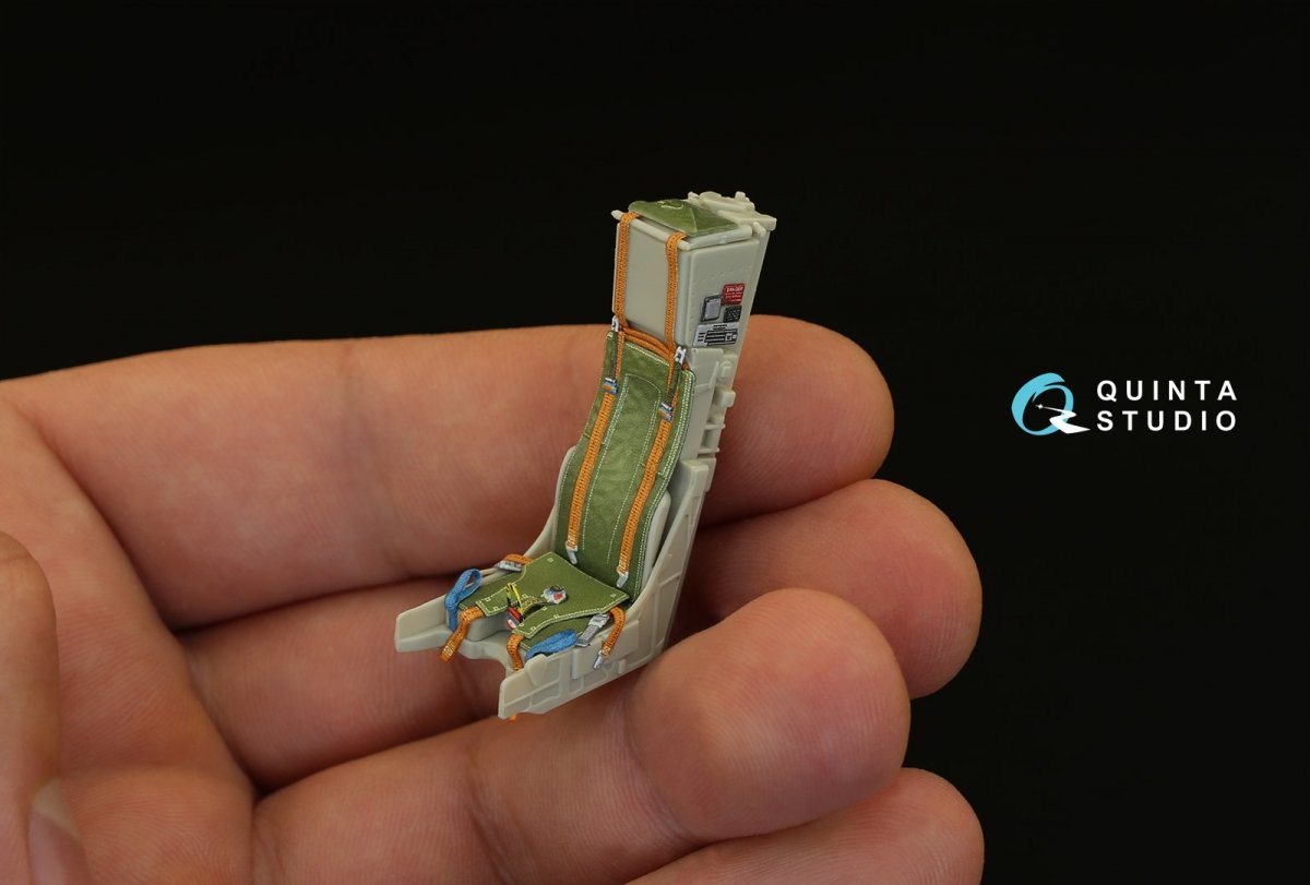 Quinta Studio QD32010 Mirage 2000-5 3D-Printed &amp;amp; colored Interior on decal paper (for Kitty Hawk kit) 1/32 – immagine 9