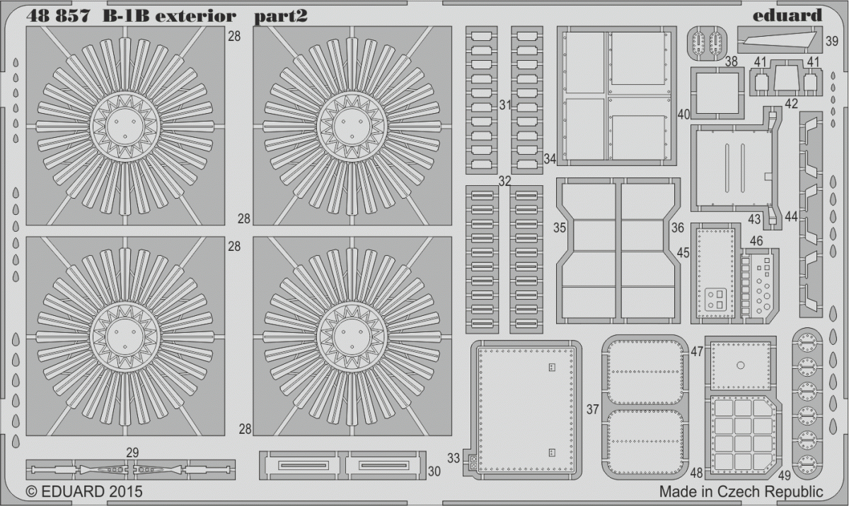 Eduard 48857 B-1B exterior 1/48 REVELL – Bild 2