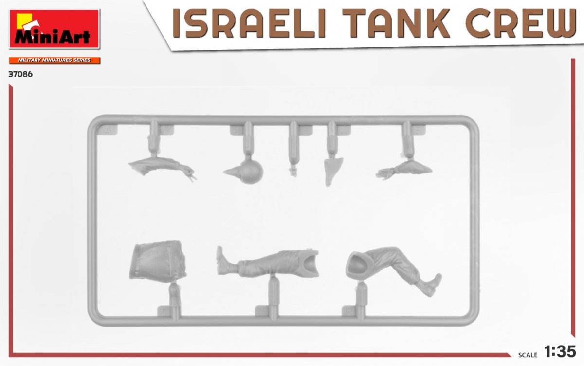 MiniArt 37086 ISRAELI TANK CREW. YOM KIPPUR WAR 1/35 – Bild 2