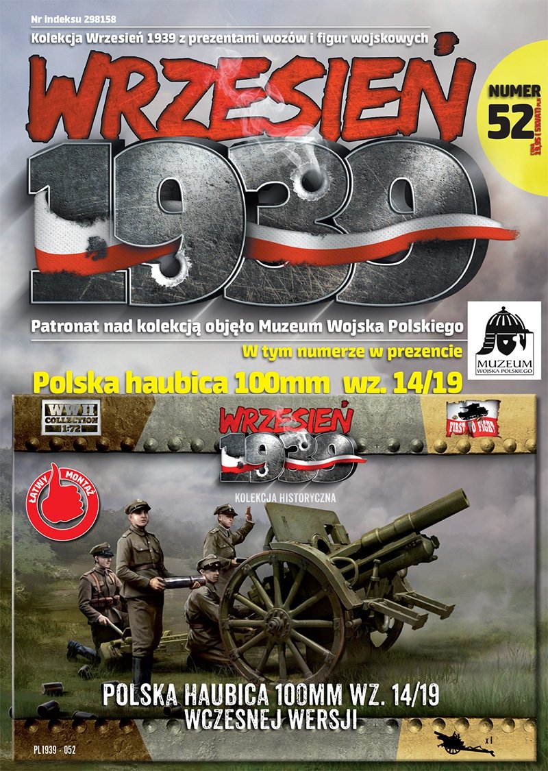 First to Fight PL052 Polish 100mm Howitzer wz. 14/19 early version (1/72)