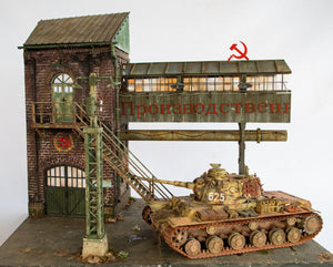 RT-Diorama 35305 Diorama-Base: Gun Factory &amp;quot;Barrikaden&amp;quot; 1/35 – image 10