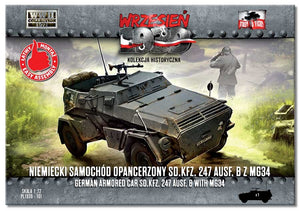 First To Fight PL101 German Armored Car Sd.Kfz. 247 Ausf. BZ MG34 1/72 – Bild 2