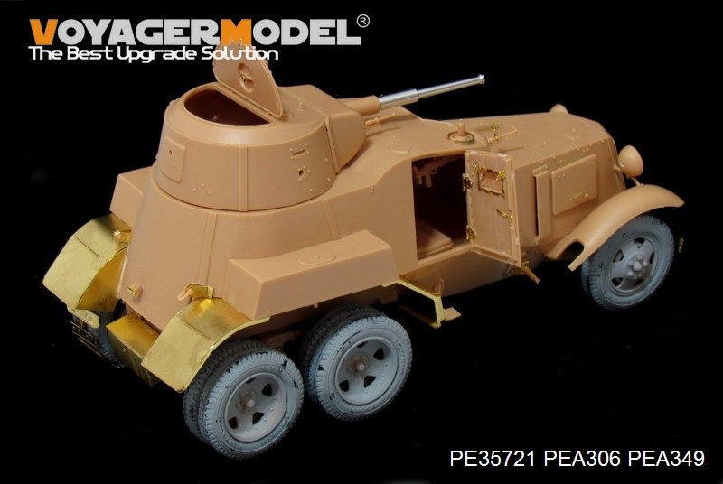 Voyager Model PE35721 WWII Soviet BA-10 Armored Vehicle Basic (For HobbyBoss 83840) 1/35 – obrázek 2