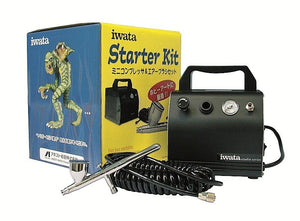 Iwata CRIS50BLKDE Airbrush HP-CR + Iwata HP-S50-K