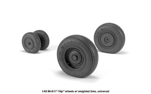 Armory Models AW48038 Mil Mi-8/17 Hip wheels w/ weighted tires 1/48 – image 4