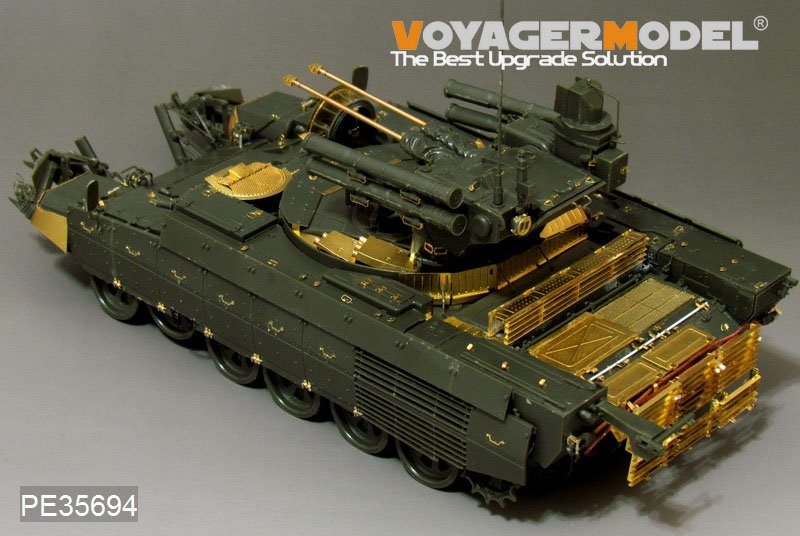 Voyager Model PE35694 Modern Russian &amp;quot;Terminator&amp;quot; Fire Support Combat Vehicle BMPT (Gun barrel ,smoke discharger include) (For MENG TS-010) 1/35 – obrázek 3