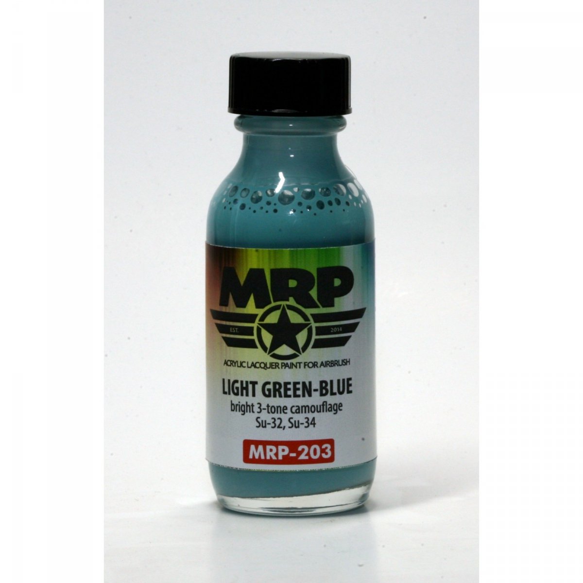 MR. Paint MRP-203 LIGHT GREEN - BLUE SU-34 30ml – obrázek 2