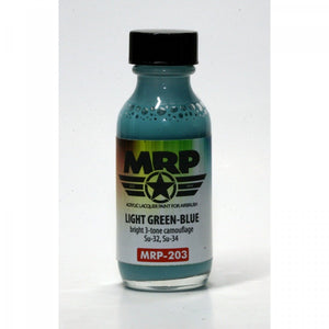 MR. Paint MRP-203 LIGHT GREEN - BLUE SU-34 30ml – obrázek 2