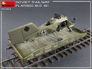 MiniArt 35303 Soviet Railway Flatbed 16.5-18t (1/35) – immagine 13