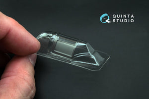Quinta Studio QC48005-S La-5 vacuformed clear canopy 1 pcs (for Zvezda kit) 1/48 – obrázek 3