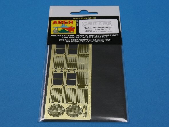 Aber 35G26 Grilles for german tank Standardpanzer E-75 or E-50 1/35 – image 6
