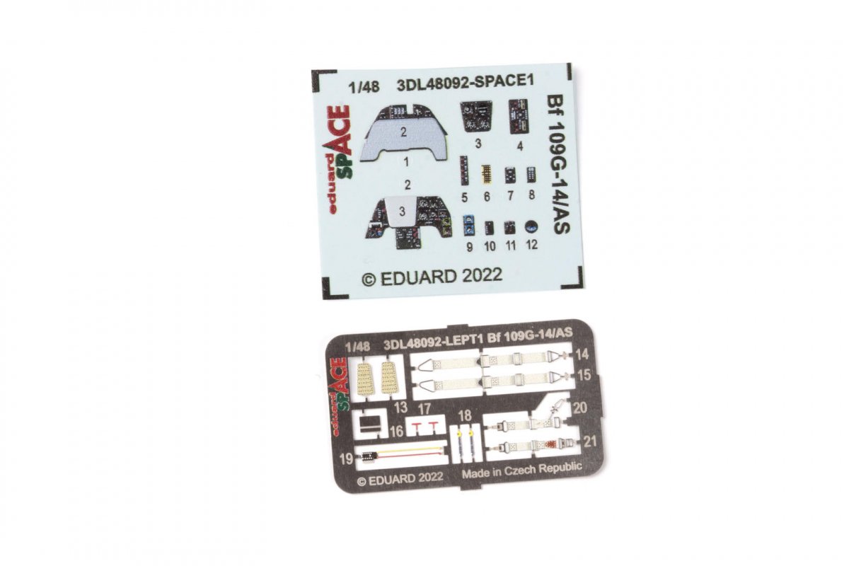 Eduard 3DL48092 Bf 109G-14/ AS SPACE EDUARD 1/48 – obrázek 2
