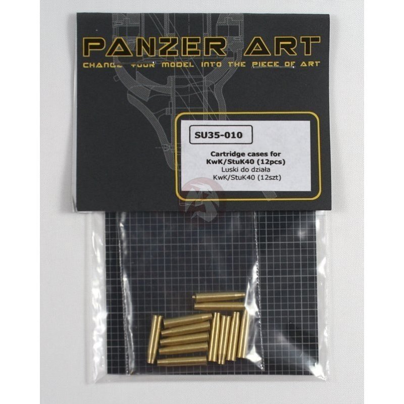 Panzer Art SU35-010 Cartridge cases for KwK40/StuK40 Gun (12pcs) 1/35