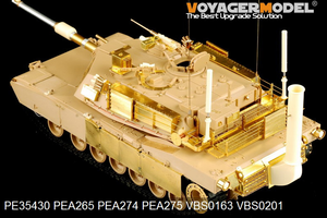 Voyager Model PEA275 Modren US Army M1A1&amp;amp;M1A2 side skirts (For TAMIYA 35269) 1/35 – obrázek 2