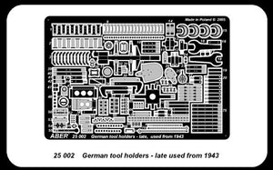 Aber 25002 German tool holders - late used from 1943 1/25 scale model 1/25 – obrázek 5