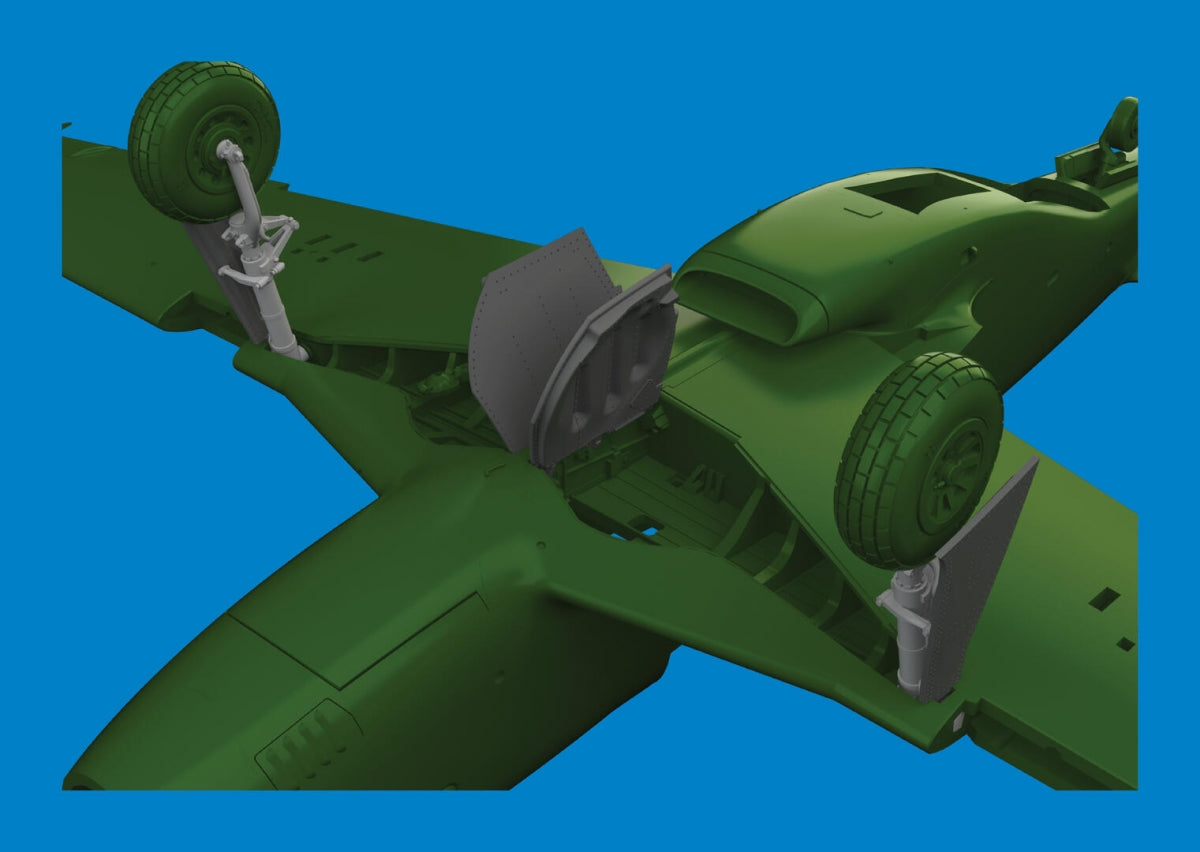 Eduard 672384 P-51D undercarriage legs PRINT EDUARD 1/72 – obrázek 4