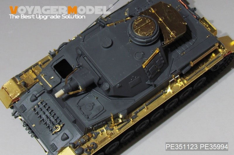 Voyager Model PE351123B WWII German Pz.Kpfw.IV Ausf.F1 Basic（B ver included Ammo）（For TAMIYA 35374） 1/35 – immagine 2