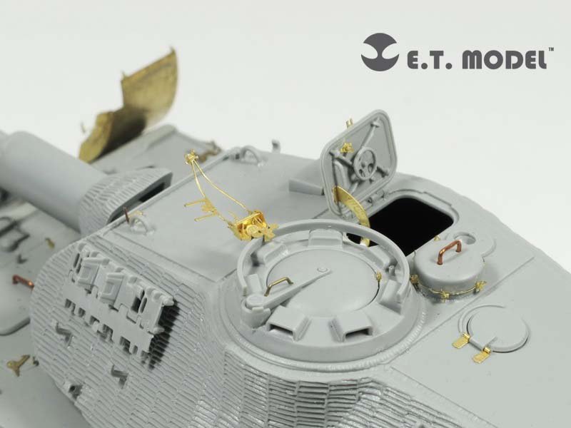 E.T. Model E35-033 WWII German KING TIGER （Porsche Turret）(For DRAGON Kit) 1/35 – zdjęcie 4