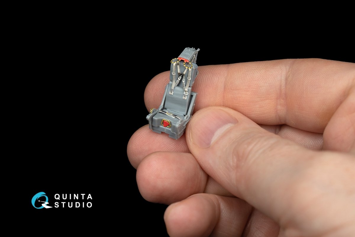 Quinta Studio QD48130 F-4D early 3D-Printed &amp;amp; colored Interior on decal paper (for ZM SWS kit) 1/48 – Bild 3