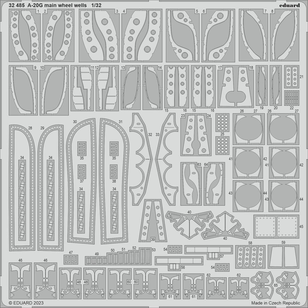 Eduard BIG33156 A-20G HONG KONG MODELS 1/32 – Bild 3
