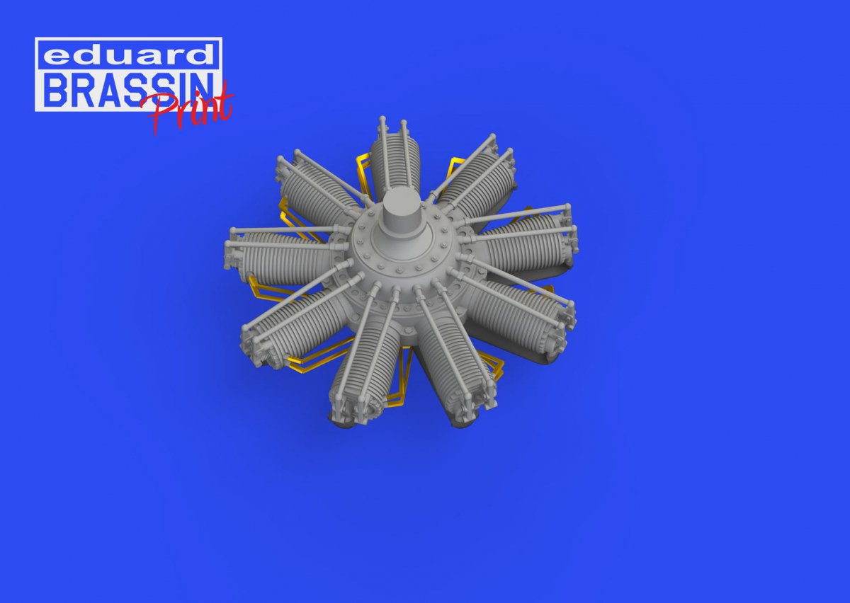 Moteur Sopwith Camel Clerget Eduard SIN64889 EDUARD 1/48 – image 17
