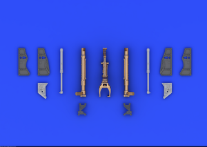 Eduard 648080 MiG-21 undercarriage legs BRONZE 1/48 (Eduard) – Bild 2