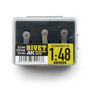 AK Interactive AK9526 RIVET MARKING SET 2 (RECOMMENDED FOR 1/48 SCALE)