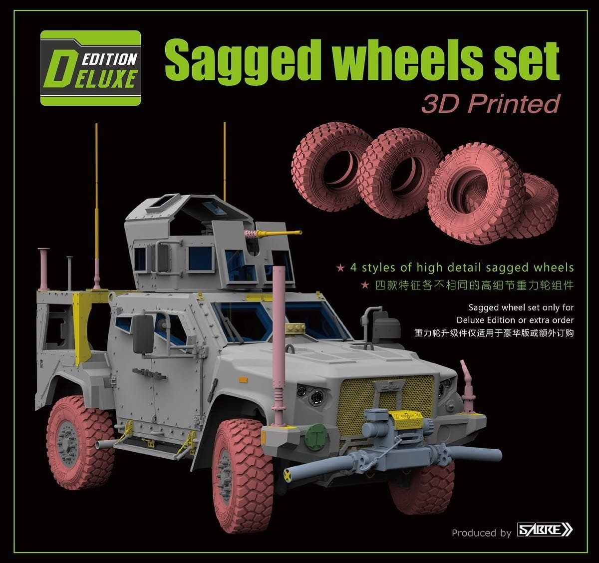 Saber 35A12-DLX JLTV M1278 Heavy Guns Carrier - Deluxe Edition 1/35 – Bild 2