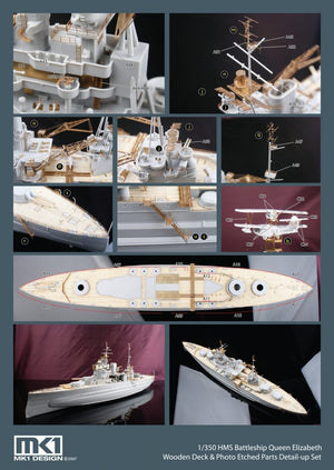 MK1 Design MD-35026 Queen Elizabeth DX Pack 1/350 – image 7