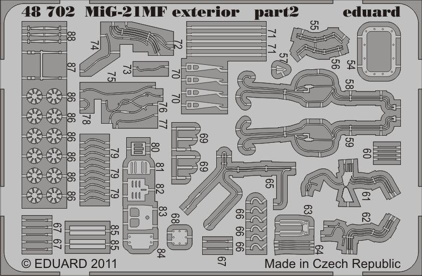 Eduard 48702 MiG-21MF exterior 1/48 Eduard – zdjęcie 2