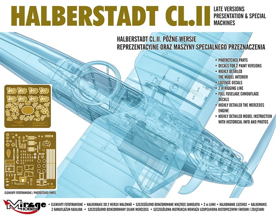 Mirage Hobby 481405 Halberstadt CL.II 1/48 – zdjęcie 10
