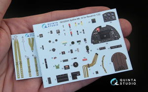 Quinta Studio QD32044 Spitfire Mk. IX 3D-Printed &amp;amp; colored Interior on decal paper (for Revell kit) 1/32 – Bild 2