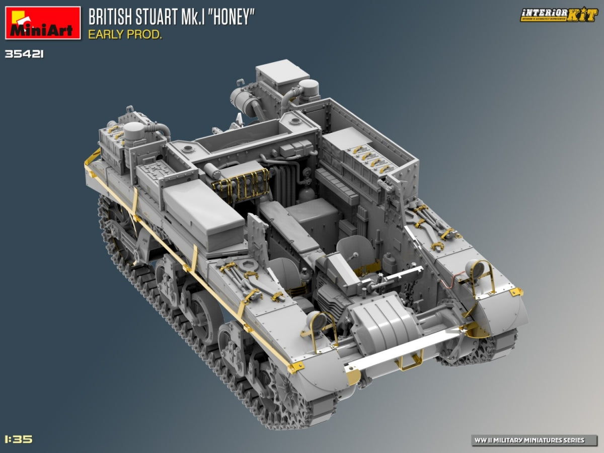 MiniArt 35421 BRITISH STUART MK.I HONEY EARLY PROD. INTERIOR KIT 1/35 – image 11