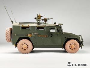 ET Model P35-154 Russian GAZ-233014 STS TIGER Armored High-Mobility Vehicle Sagged Wheels For Meng Kit 1/35 – image 10