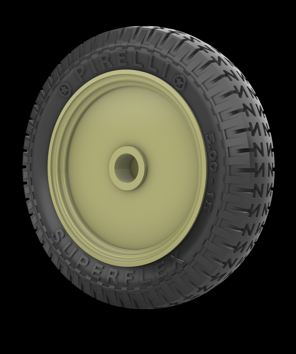 Panzer Art RE35-735 Fiat 508 Road wheels (Crosscountry) 1/35 – Bild 2