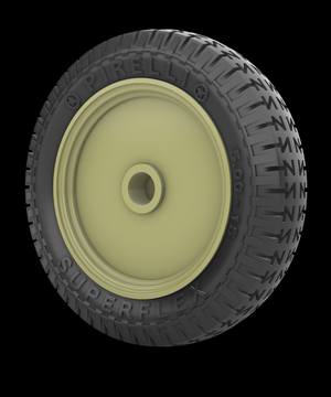 Panzer Art RE35-735 Fiat 508 Road wheels (Crosscountry) 1/35 – Bild 2
