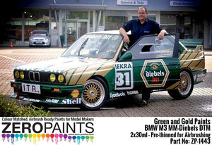 Zero Paints ZP-1443 BMW M3 MM-Diebels DTM - Green and Gold Paint Set 2x30ml – image 2