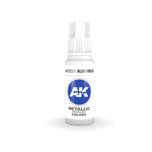 AK Interactive AK11207 ALUMINUM – ​​METALLIC 17ml – immagine 2