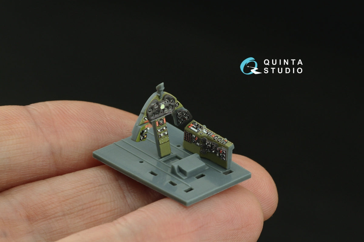 Quinta Studio QD72148 F6F-5 Hellcat 3D-Printed colored Interior on decal paper (Eduard) 1/72 – Bild 10