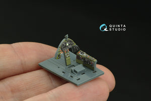 Quinta Studio QD72148 F6F-5 Hellcat 3D-Printed colored Interior on decal paper (Eduard) 1/72 – Bild 10