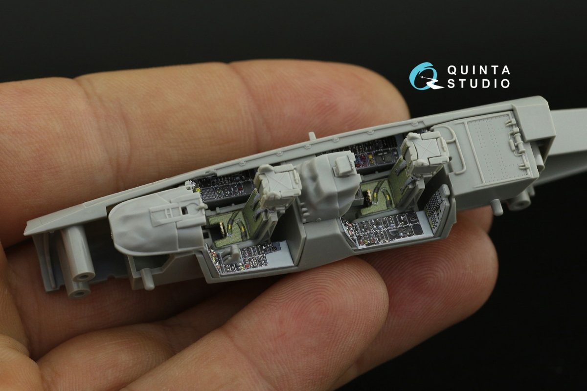 Quinta Studio QD72031 F-14D 3D-Printed &amp;amp; coloured Interior on decal paper (GWH) 1/72 – zdjęcie 6