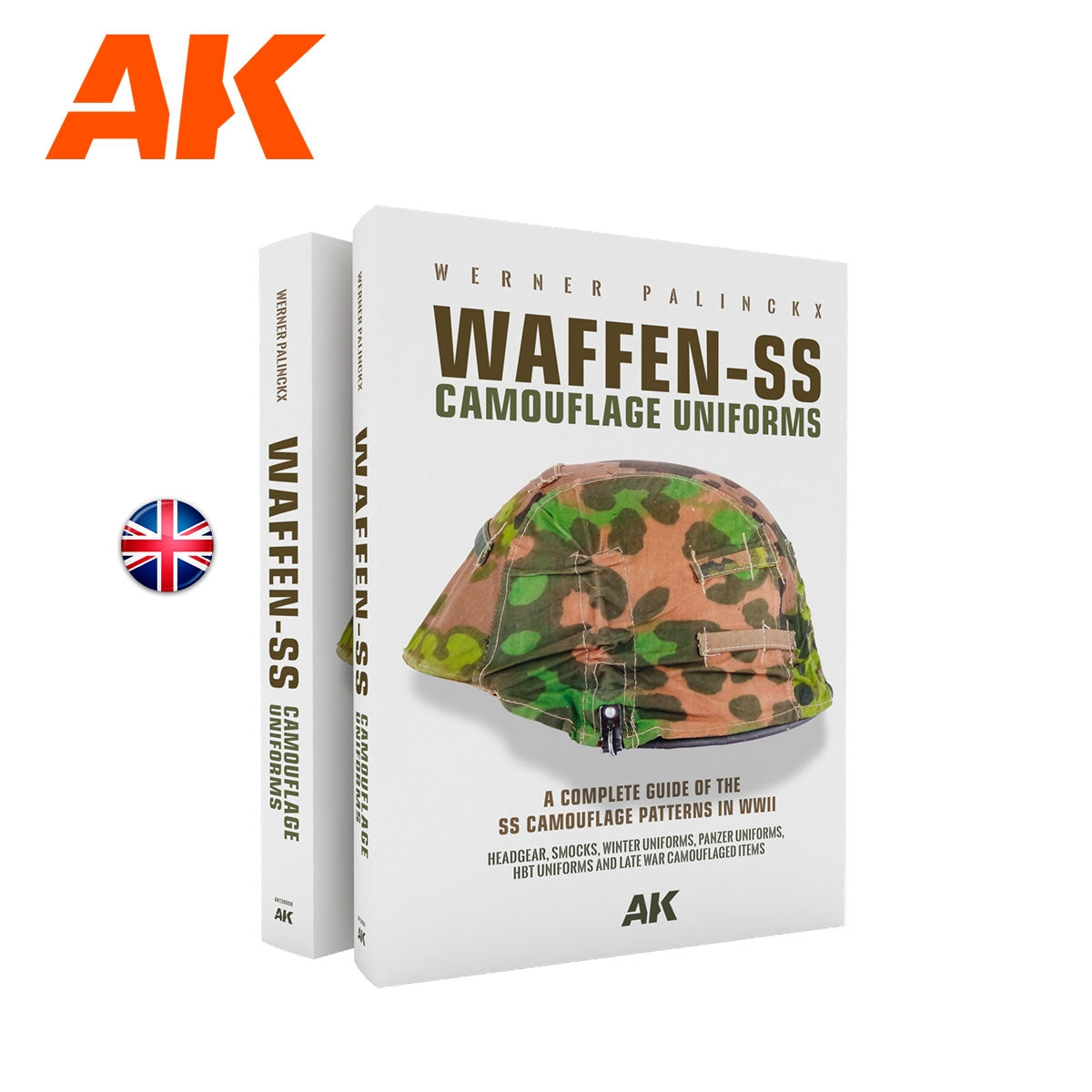 AK Interactive AK130008 WAFFEN-SS CAMOUFLAGE UNIFORMS BY WERNER PALINCKX (English)