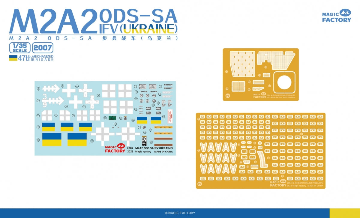 Magic Factory 2007 M2A2 ODS-SA IFV in Ukrainian Service (47th Mechanized Brigade) 1/35 – obrázek 3