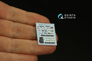 Quinta Studio QD72049 Me-262A 3D-Printed &amp;amp; coloured Interior on decal paper (Airfix) 1/72 – zdjęcie 3