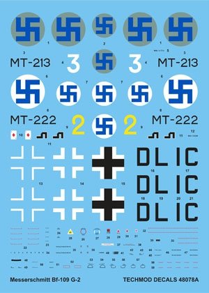 Techmod 48078 - Messerschmitt Bf 109G-2 1/48