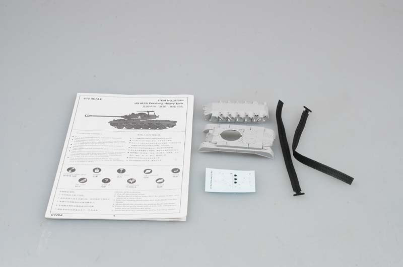 Trumpeter 07264 US M26(T26E3) Pershing Heavy Tank 1/72 – image 3
