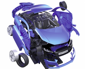 Airfix 6054 QUICKBUILD Audi TT Coupe - Blue – Bild 2