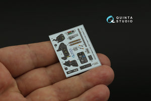 Quinta Studio QD32202 Macchi MC.202 Folgore Late 3D-Printed &amp;amp; colored Interior on decal paper (Italeri) 1/32 – Bild 9
