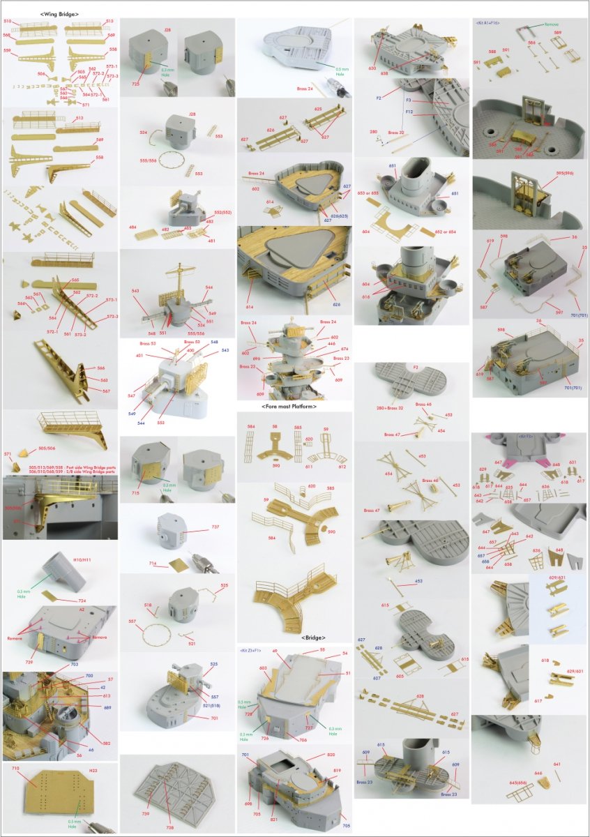 Pontos 23001F2 BISMARCK 1941 Detail Up Set Basic Ver.2 1/200 – Bild 23