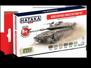 Hataka HTK-AS114 Israeli Defense Forces AFV paint set 6x17 ml – Bild 2